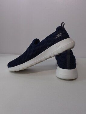 SKECHERS GO WALK Max Slip-On Walking Sneakers Navy Blue Shoes Women's Sz 9.5